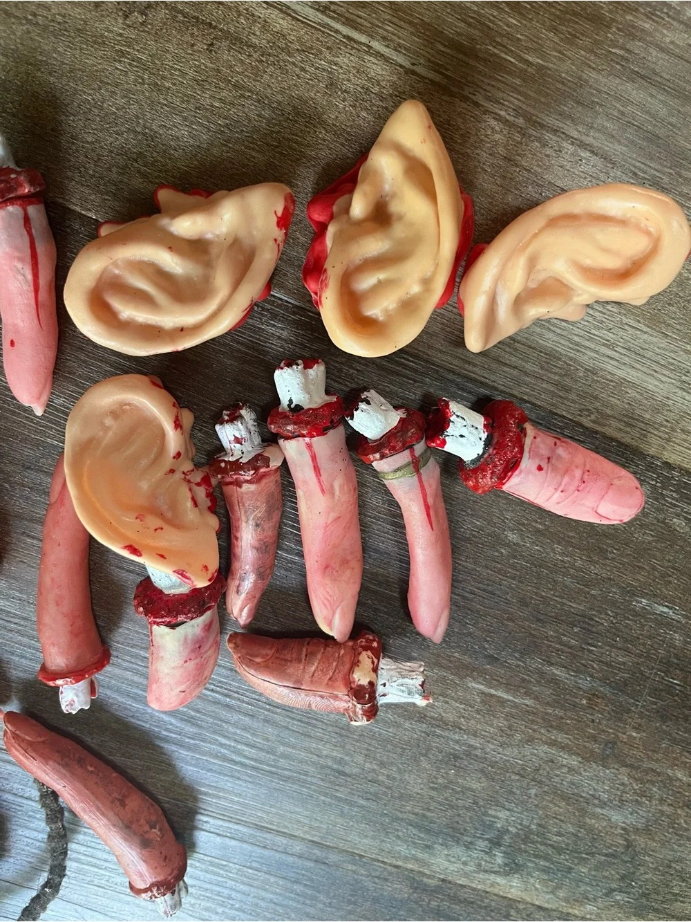 Halloween mixed lot - Spiders, body parts, rats, webs etc